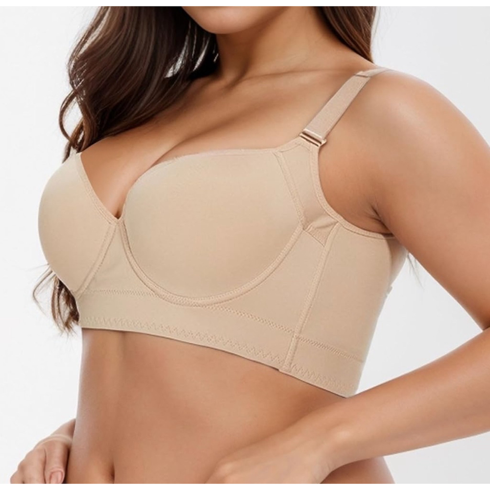 Flex Bra No Back Fat Wide Band Strong Straps Lifting New in Package 36f/g